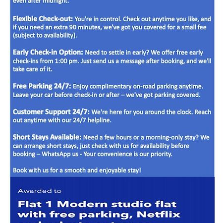 Flat 1 - Entire Modern Studio With En-Suite And Free Parking Close To Qmc, City Centre & Notts Uni ノッティンガム エクステリア 写真